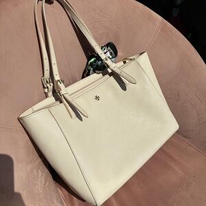 Tory Burch Cream Tote Bag